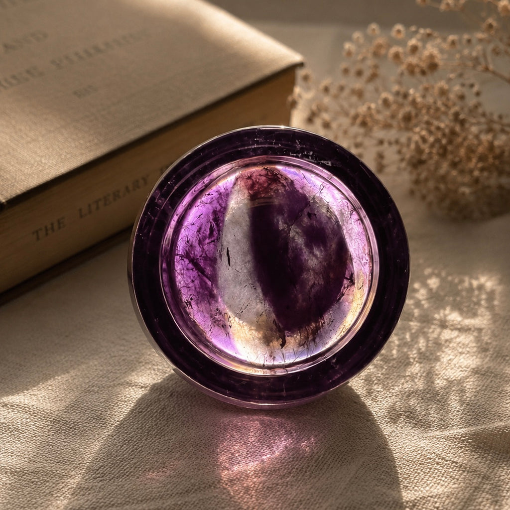 The Hidden Moon — Brazilian Scepter Amethyst Vessel