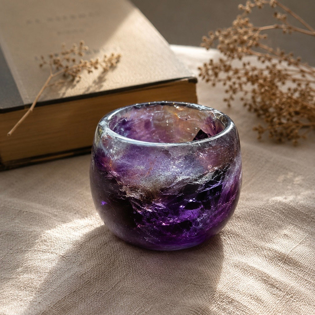 The Hidden Moon — Brazilian Scepter Amethyst Vessel