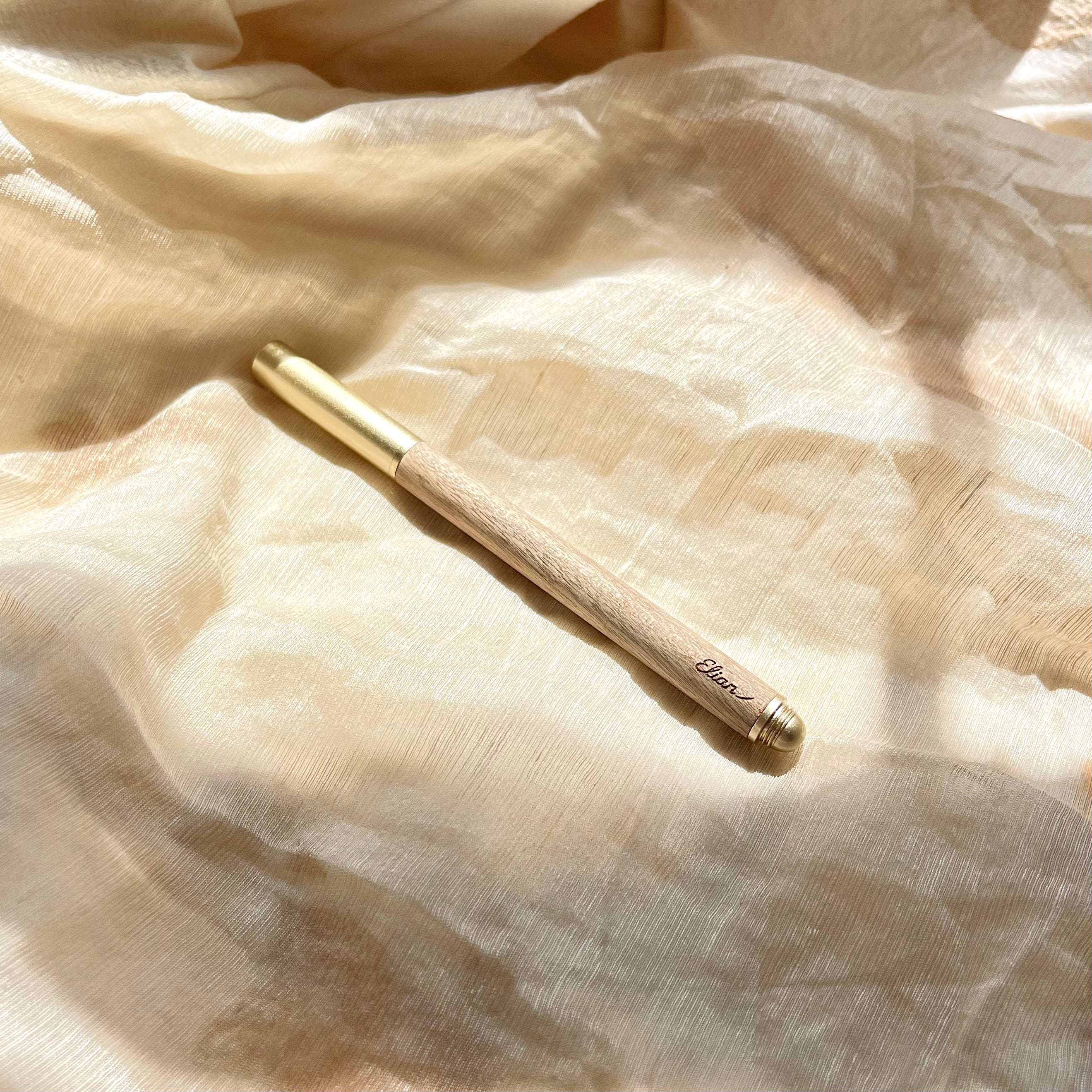 The Quiet Instrument — Gold-thread Nanmu Pen