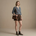 THE ELIAN CARDIGAN — GREY