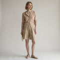 THE ELIAN CARDIGAN — SAND