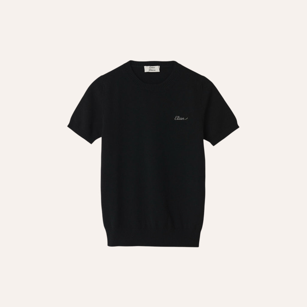THE ELIAN KNIT — BLACK