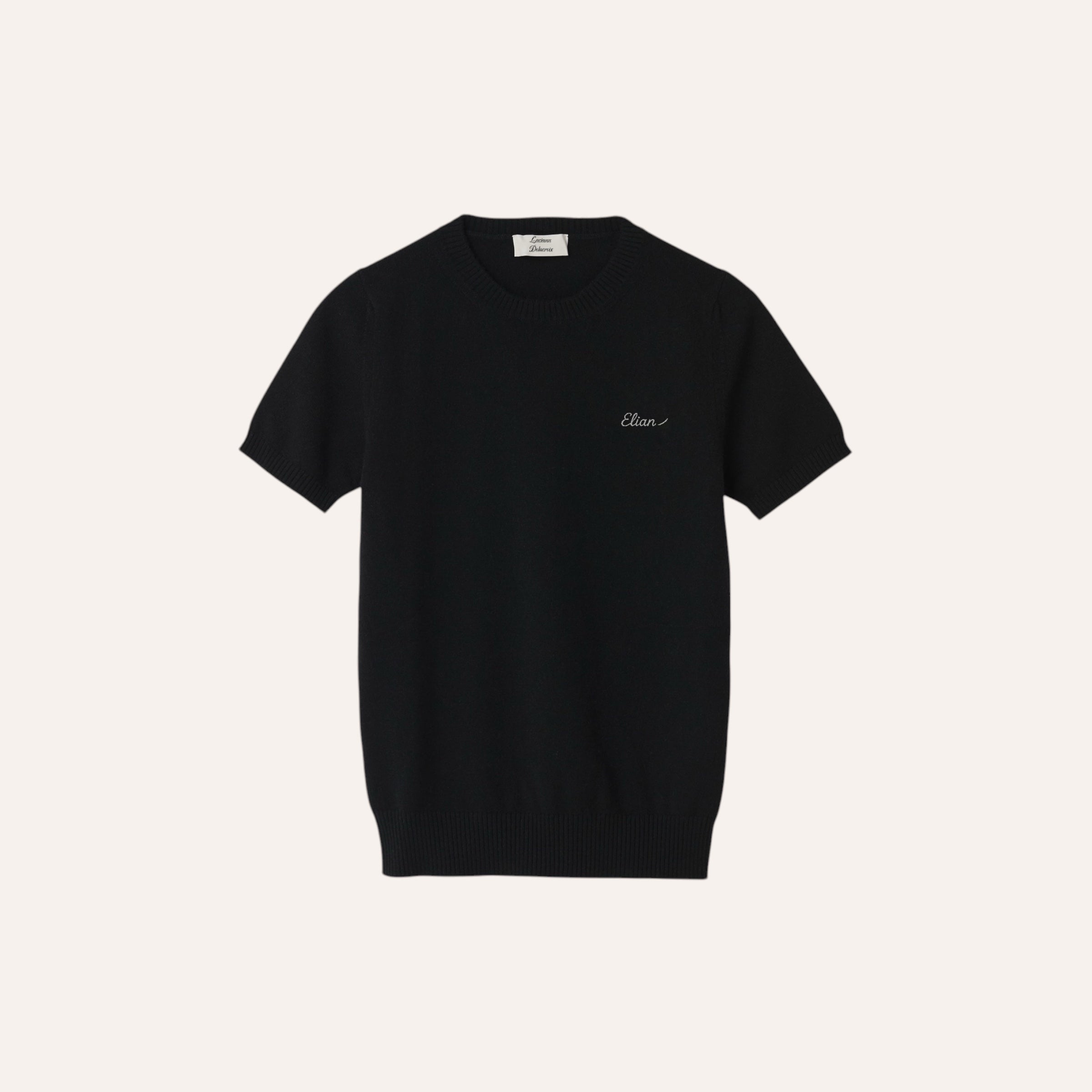 THE ELIAN KNIT — BLACK