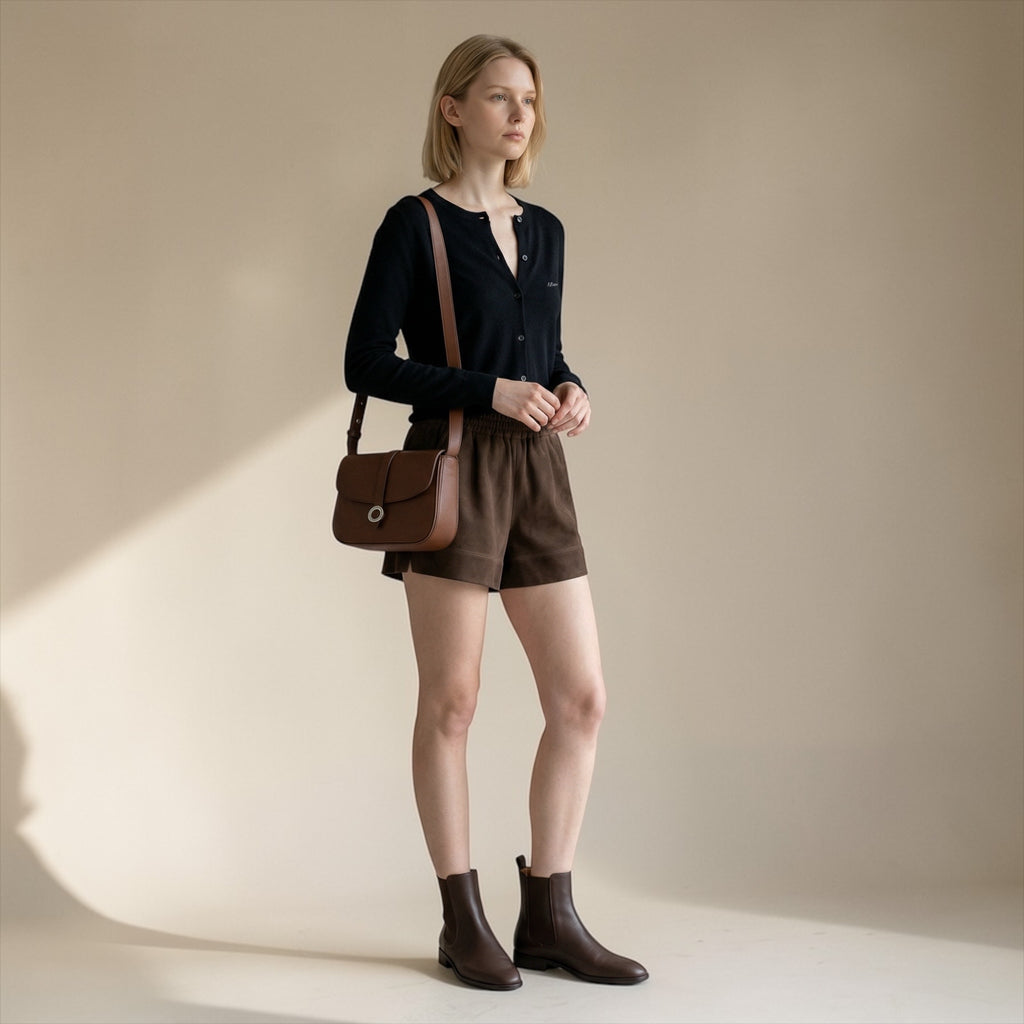 THE ELIAN CARDIGAN — BLACK