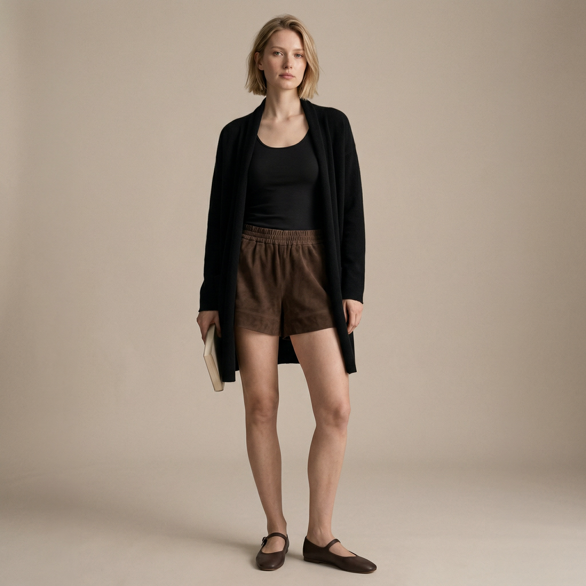 CASHMERE CARDIGAN — NOIR – Laciann Delacroix