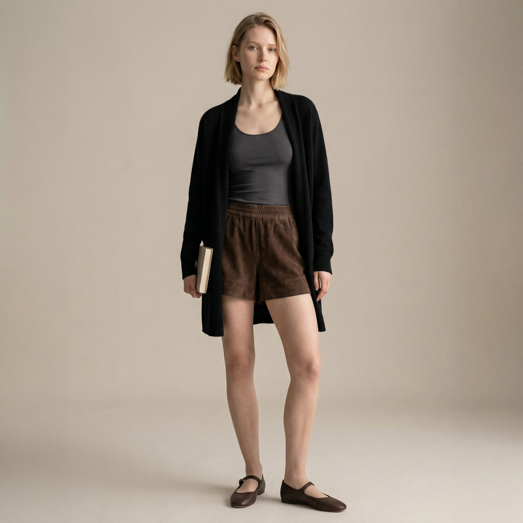 CASHMERE CARDIGAN — NOIR