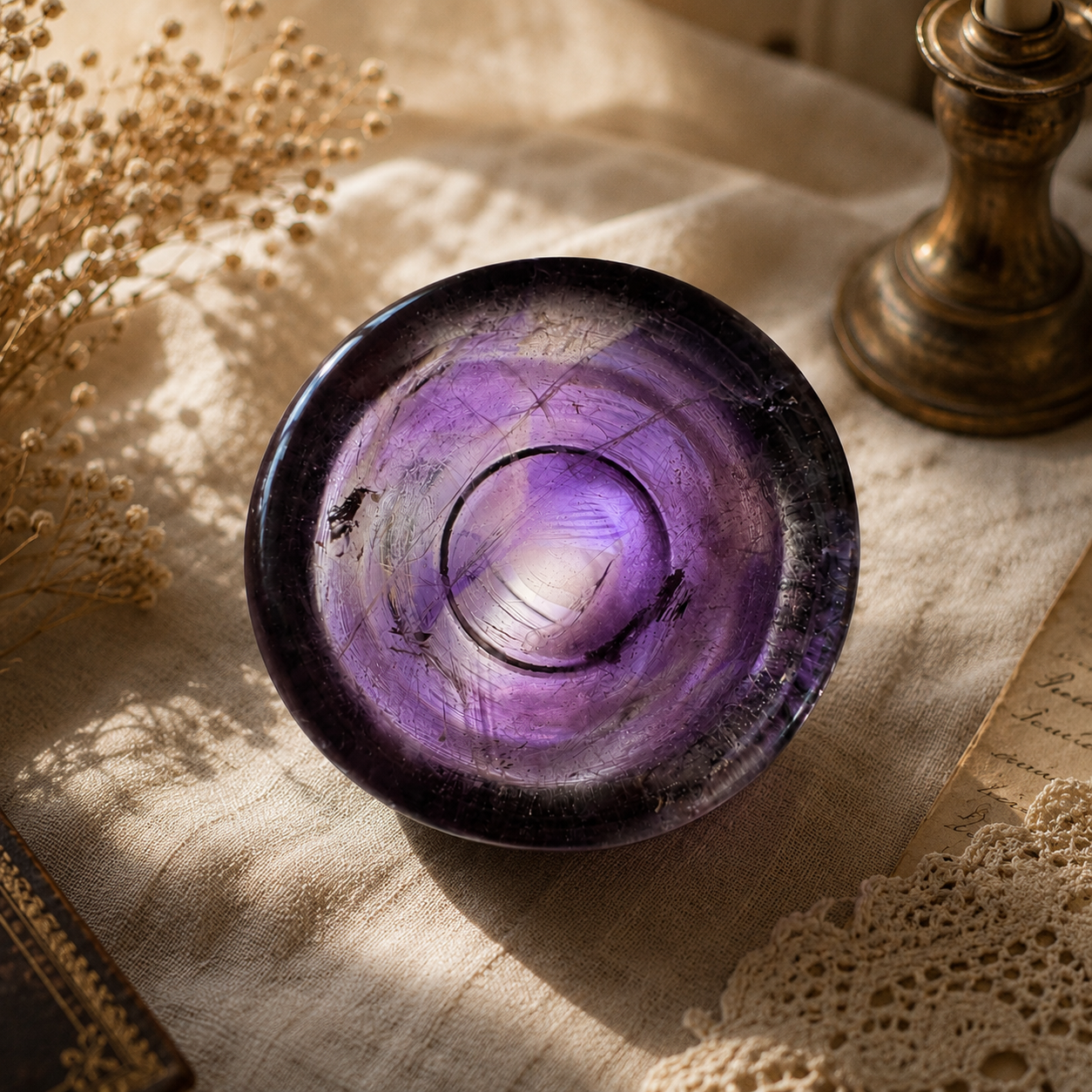 The Violet Gate — Brazilian Scepter Amethyst Vessel