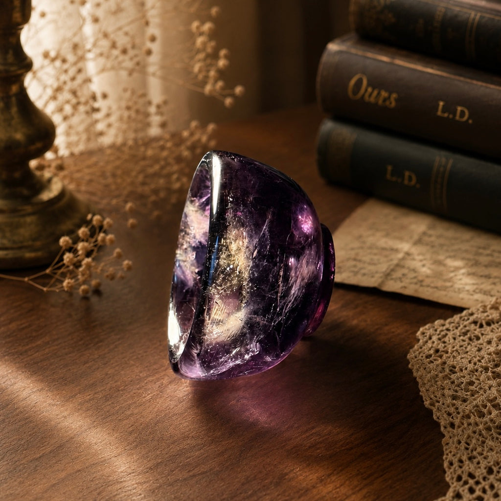 The Violet Gate — Brazilian Scepter Amethyst Vessel