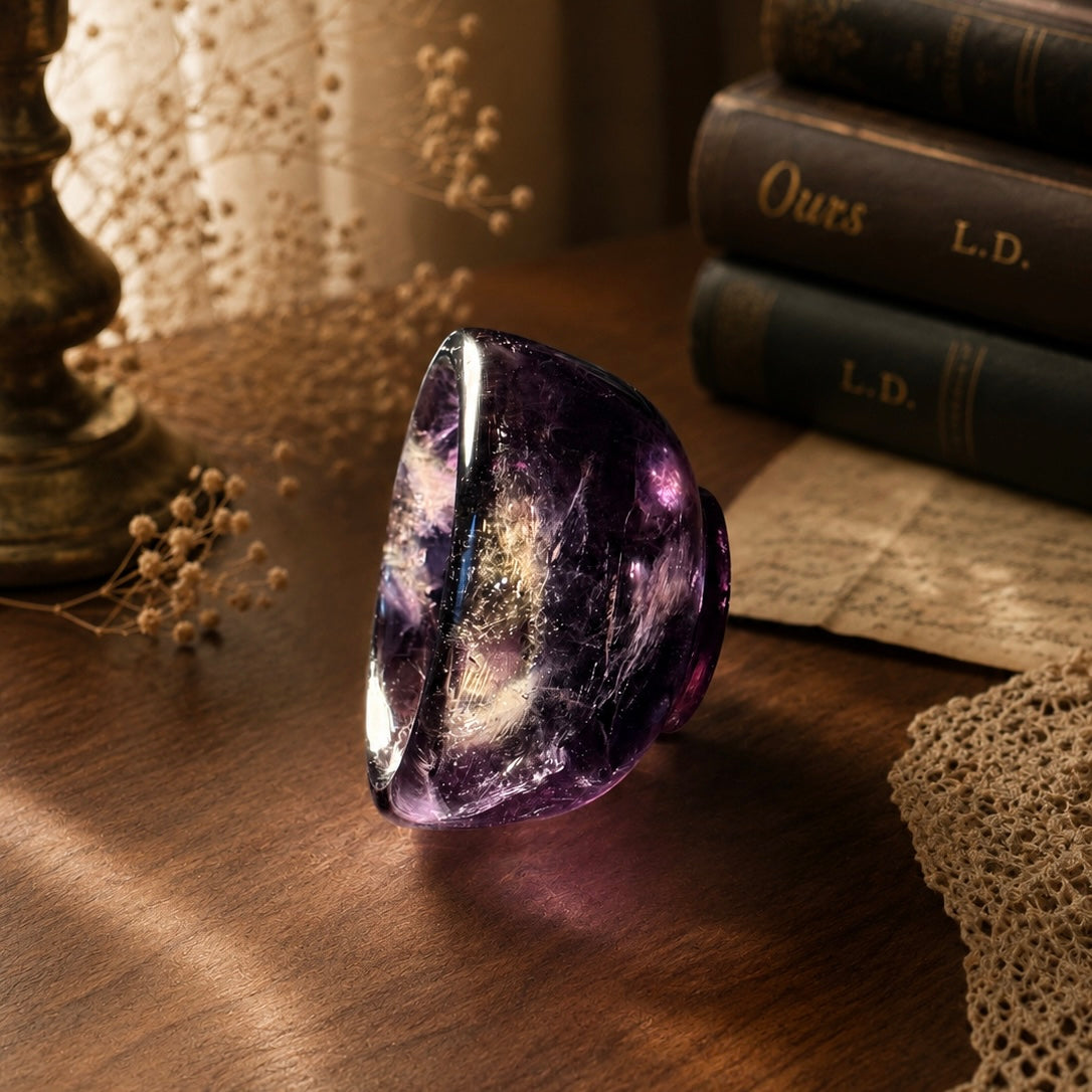 The Violet Gate — Brazilian Scepter Amethyst Vessel