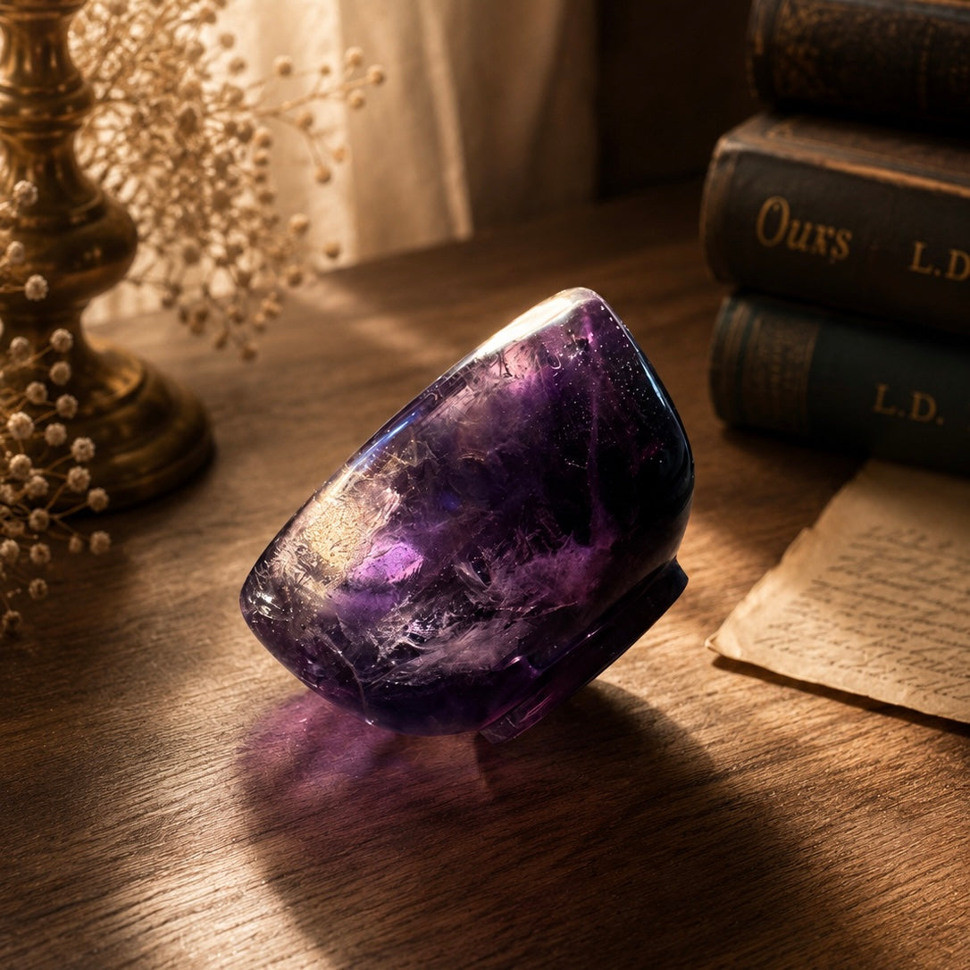 The Violet Gate — Brazilian Scepter Amethyst Vessel